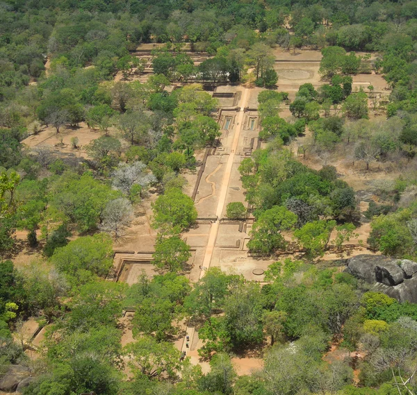 Rond de burcht op Sigiriya — Stockfoto