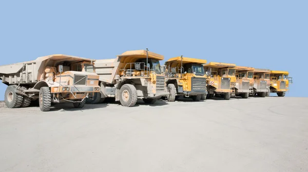 Dirty haul trucks — Stock Photo, Image