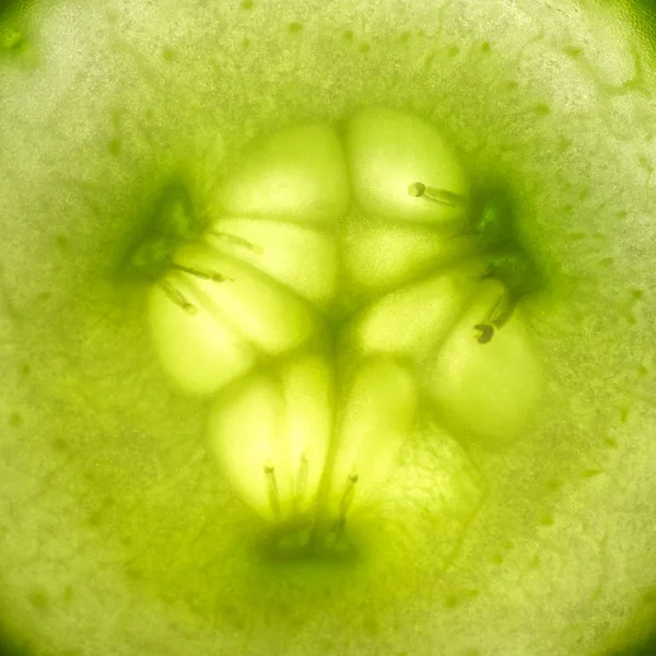 Sliced cucumber — Stock Photo, Image