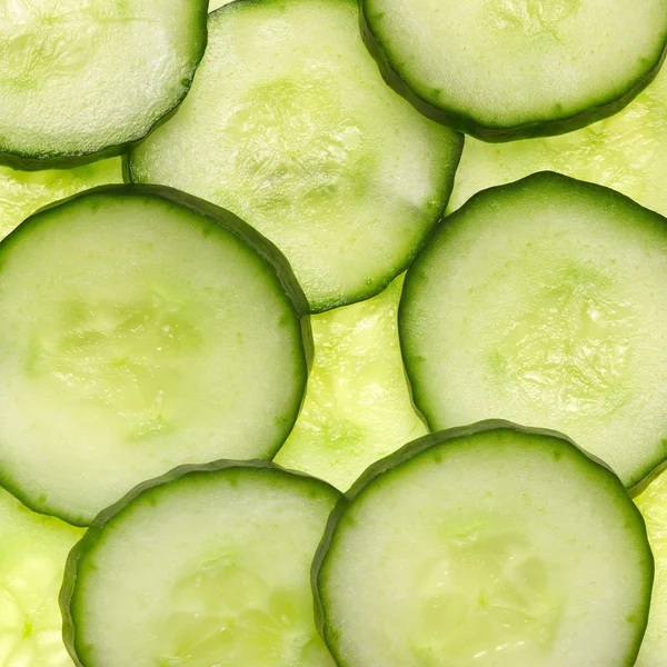 Sliced cucumber — Stock Photo, Image