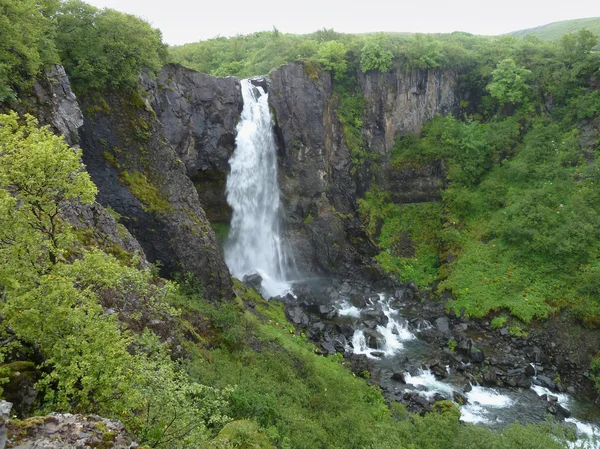 Vattenfall på Island — Stockfoto