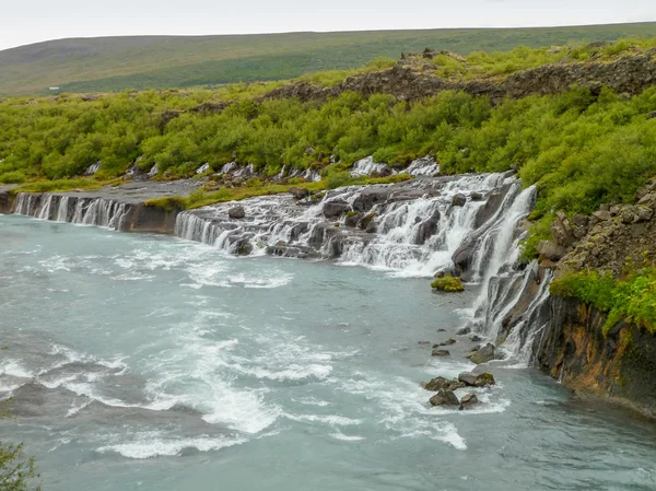 Hraunfossar — 图库照片