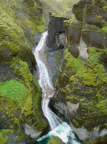 冰岛的瀑布 — 图库照片