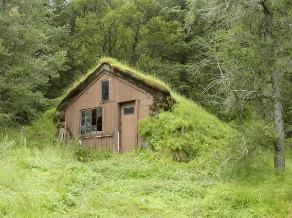 Holzhütte — Stockfoto