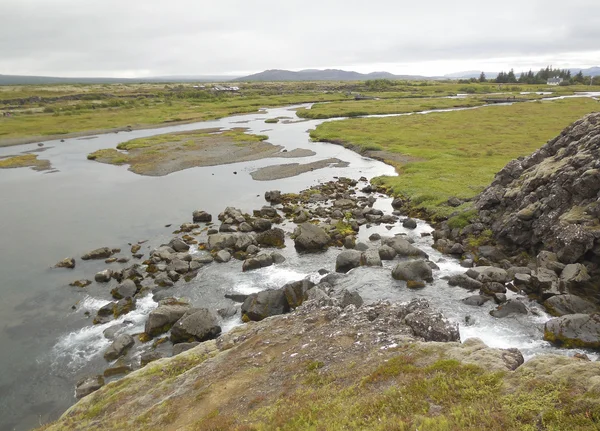 Stream in IJsland — Stockfoto