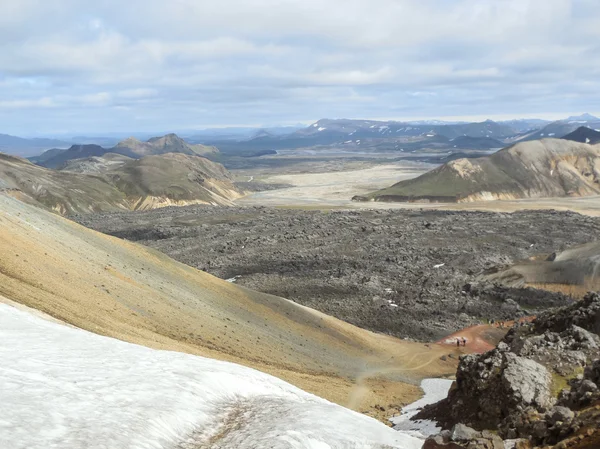 Skalní útvar na Islandu — Stock fotografie