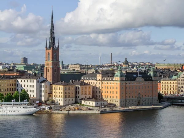 Luchtfoto van Stockholm — Stockfoto
