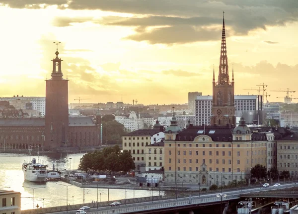 Stockholm havadan görünümü — Stok fotoğraf