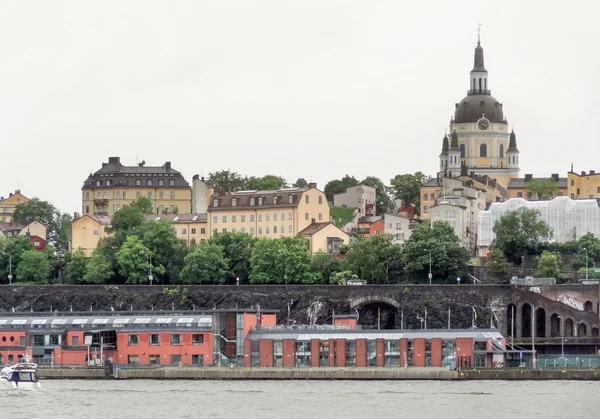 Uitzicht op de stad Stockholm — Stockfoto