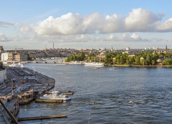 Widok na miasto Sztokholm — Zdjęcie stockowe