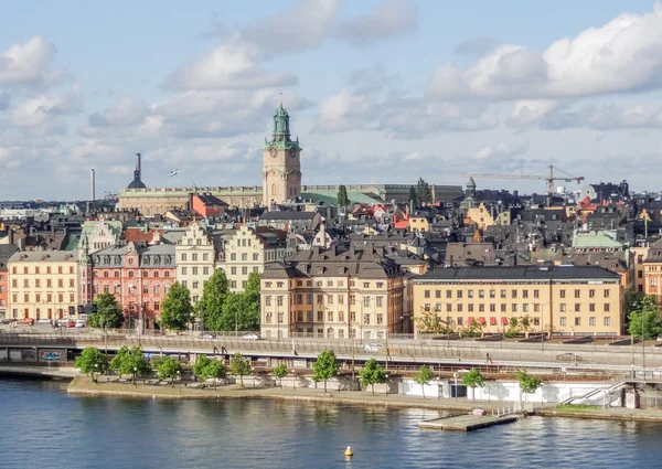 Stockholm şehri manzarası — Stok fotoğraf