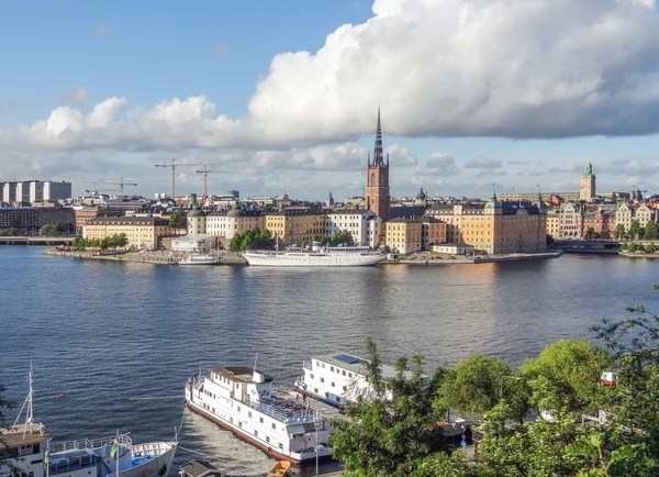 Uitzicht op de stad Stockholm — Stockfoto