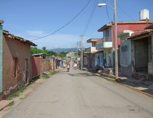 Dorfstraße in Kuba — Stockfoto