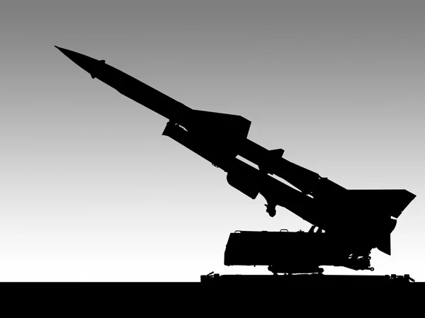 Missile launcher illustration — Stockfoto