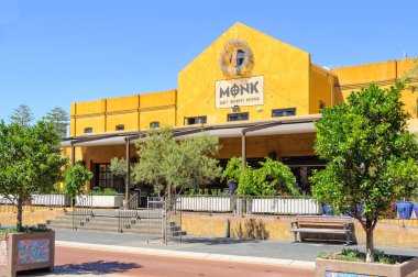 Monk Craft Bira Fabrikası Mutfağı Fremantle 'ın tek bağımsız bira fabrikası Fremantle, WA, Avustralya