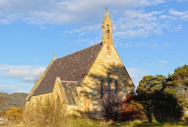 Iglesia Anglicana San Pedro Fue Dedicada 1867 Fingal Tasmania Australia — Foto de Stock