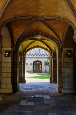 Melbourne Üniversitesi 'nin Eski Dörtgen binası - Melbourne, Victoria, Avustralya