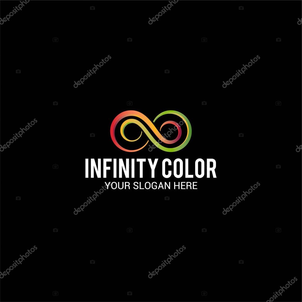 INFINITY Logo Template Design Vector