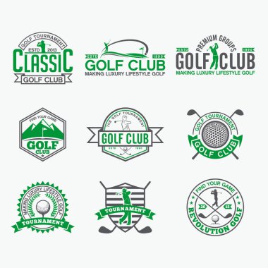 Golf Rozetleri Etiketleri & Logoları