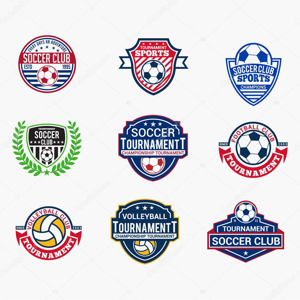 Sports Badges Stickers and Logos