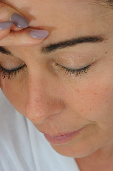 Triest vijftig-jarige vrouw vrouw — Stockfoto