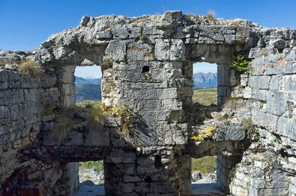 Wnętrze Fortu Dosso Del Sommo Fort Dosso Del Sommo Lub — Zdjęcie stockowe