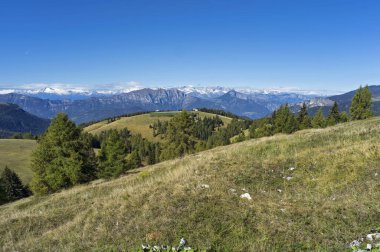 Kurt Geçidi Forra del Lupo 'da yürüyüş parkurunda. Avusturyalılar, kurtların boğazı ve kurtlar tarafından Wolfsschlucht olarak adlandırılırdı. Valle di üzerinde yüksek kaya duvarları boyunca gelişen ilk siper.
