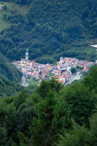 Blick Auf Das Dorf Giazza Der Nähe Von Verona Einem — Stockfoto