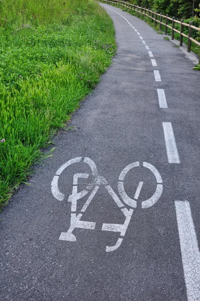 自転車道 — ストック写真