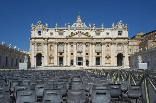 Peterskirken (San Pietro) Basilika, Vatikanstaten, Roma, Italia – stockfoto