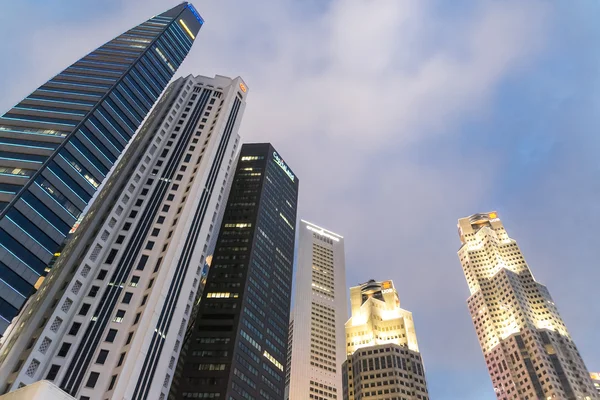 Biznes budynek w Singapurze — Zdjęcie stockowe