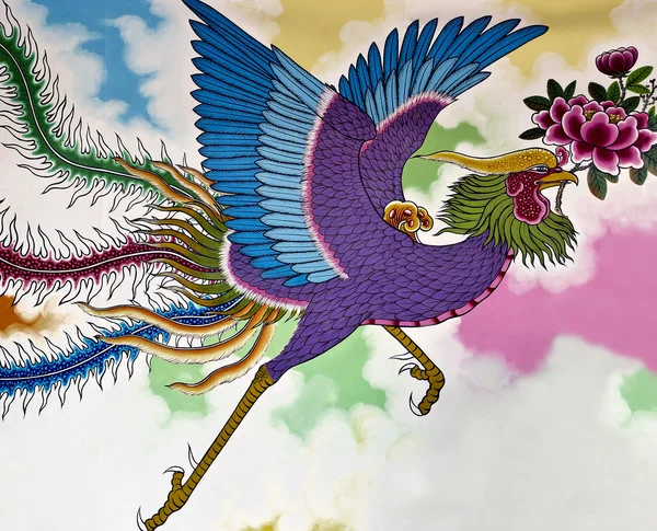 Vermilion Bird Chinese Mythology — Stock Photo, Image