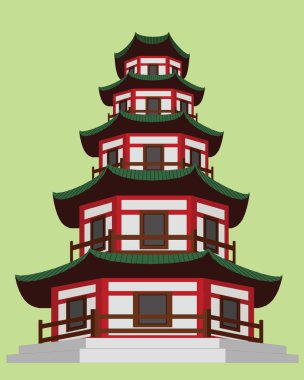 Chinese Pagoda clipart