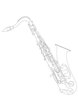 Saxophone  Musical  Instrument clipart