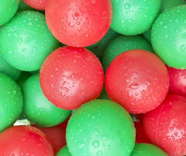 Drops On Soft Plastic Ocean Balls