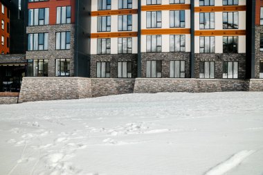 Yu Kiroro kayak merkezinde kar tozu, Hokkaido Japonya