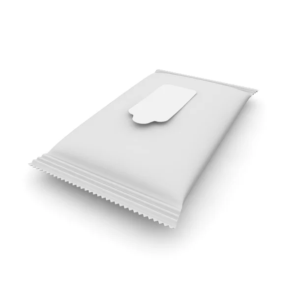 Big empty white napkin holder — Stock Photo, Image