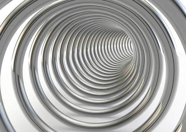 Background from a metal spring. Inside view — Stock Photo, Image