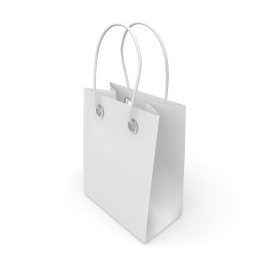 Kolları ve ürünler için küçük boyutu ile boş beyaz paketi