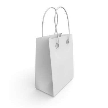 Kolları ve ürünler için küçük boyutu ile boş beyaz paketi