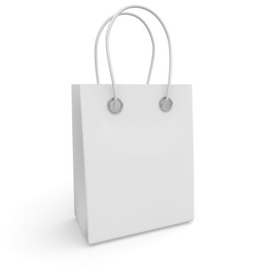 Kolları ve ürünler için küçük boyutu ile boş beyaz paketi