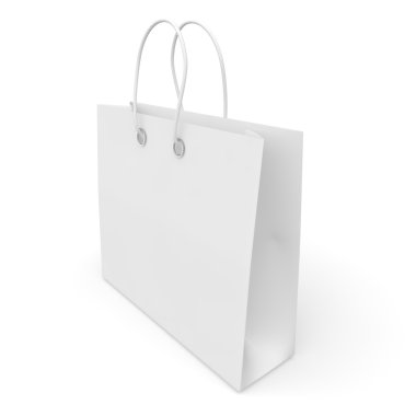 Kolları ve ürünler için küçük boyutu ile boş beyaz paketi