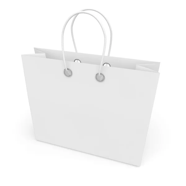 ハンドル小型商品や製品を空白の白いパッケージ — ストック写真