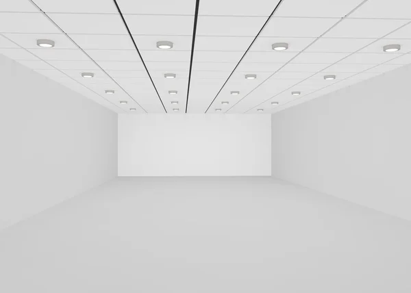 White empty room for a shop or office