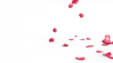 Kırmızı yaprakları yere yandan çırpınan. Alfa maskesi dahil