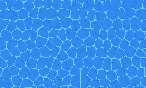 Texture Piscine Est Bleue Avec Aperçu Soleil — Photo