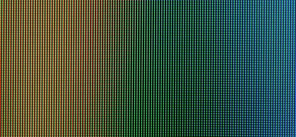 Abstrakte Makro Foto Textur Der Gelb Grünen Pixel Des Fernsehers — Stockfoto