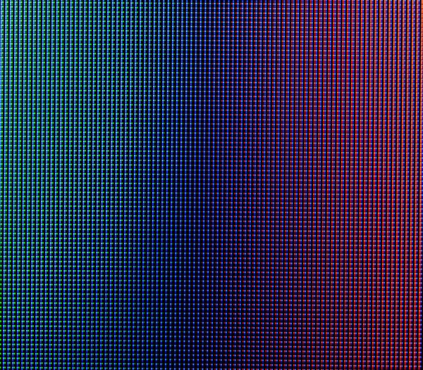 Abstraktní Makro Foto Textura Vícebarevných Pixelů Televizoru Stock Fotografie