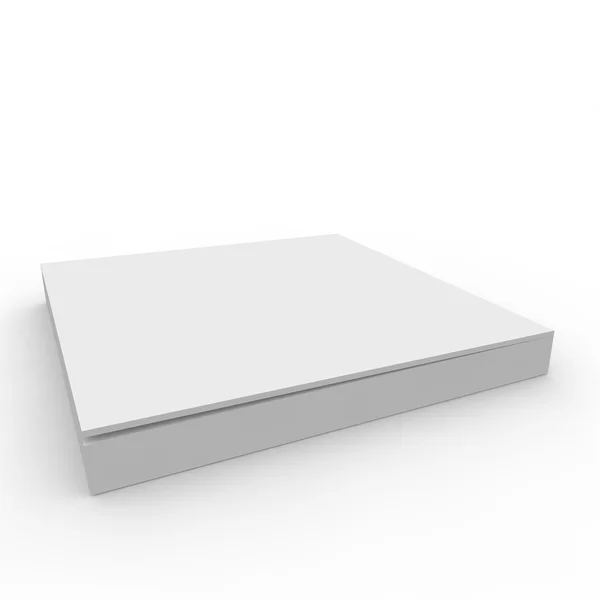 Empty box on a white background — Stock Photo, Image