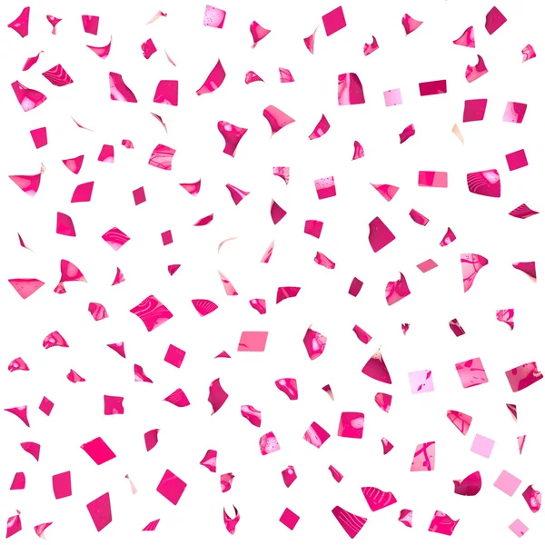 Sfondo di pezzi di carta rosa lucido — Foto Stock